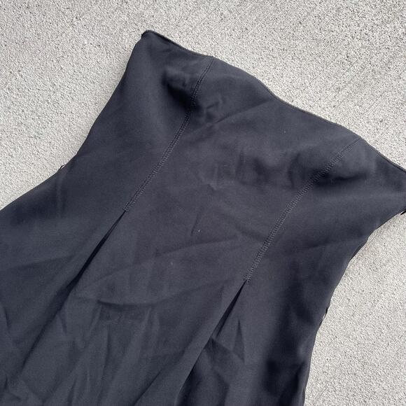 MOSCHINO Cheap & Chic black strapless mini dress semi formal | size US 6 - Picture 2 of 6